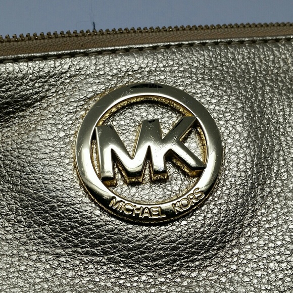 Michael kors Gold pencil makeup bag - Picture 5 of 8
